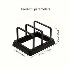Kitchen Organizer Pot Pan Rack Dish Plate Holder Shelf Cooking Dish Tray Storage Stand Rack Kitchen Accessories