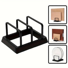 Kitchen Organizer Pot Pan Rack Dish Plate Holder Shelf Cooking Dish Tray Storage Stand Rack Kitchen Accessories